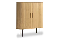 Meubles de maison naturels de Style rustique lit à manger en bois moderne armoire de rangement cachée armoire de rangement à panneaux latéraux