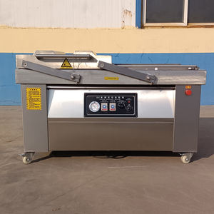 Comercial semiautomático Camarón pescado carne fruta comida sellador al vacío máquina de embalaje - Product Image 6