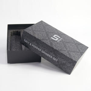 定制热销豪华定制徽标黑色两件套礼盒，带独立盖子和底座，香水瓶带礼盒包装 - Product Image 6