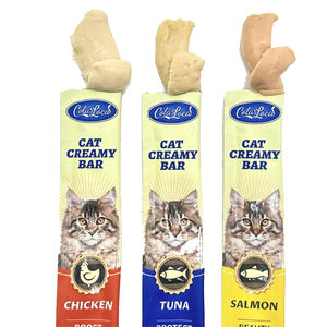 OEM ODM pabrik makanan hewan peliharaan yang dapat disesuaikan 15g makanan ringan basah kucing rasa ayam organik - Product Image 1