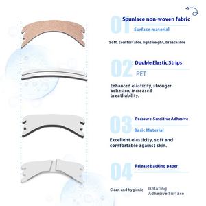 Tiras <span class=keywords><strong>Nasales</strong></span> Jiebao de Doble Ala, Transpirables, de Color Piel, No Tejidas, 6619, Suministros para el Cuidado de la Salud, Antienvejecimiento, Apoyo para el Sueño, en Existencia - Product Image 4