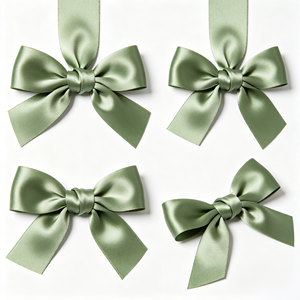 Noeud cadeau en satin, matériau polyester, couleur unie, usine au Vietnam certifiée BSCI, certifié OEKO-TEX - Product Image 5