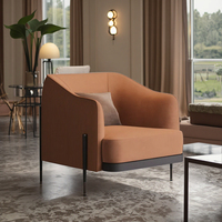 Fauteuil Simple de Designer Italien pour Salon de Beauté, Réception d'Hôtel, Hall d'Entreprise, Salon ou Chaise de Loisirs