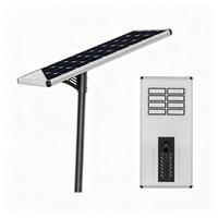 Fabricante Profesional, Lámpara Solar para Calle Todo en Uno, 50W 60W, Personalizada OEM, IP66, para Exteriores, Zonas Rurales y Caminos Privados