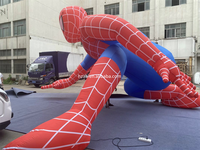 Personnages de dessins animés de super-héros géants gonflables pour l'extérieur, Spiderman gonflable pour la publicité