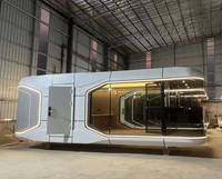 Lusso 2 camere da letto Apple cabina contenitore casa Mobile piccola casa ispirata alla capsula spaziale per l'applicazione campeggio Hotel Villa