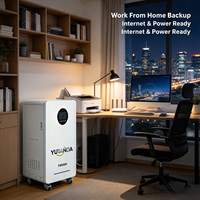 Batterie au lithium mobile YUTANDA 14 kWh, 11 000 cycles, BMS intégré, garantie 10 ans, stockage d'énergie solaire d'urgence résidentiel