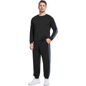 Conjunto Deportivo Personalizado para Hombre, Suave y Transpirable, 2 Piezas, Sudadera y Pantalones de Modal y Algodón, Tallas S-XXL - Product Image 3