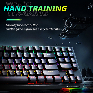THUNDEROBOT KG3089 89-Keys Wired <strong>Red</strong> Axis Mechanical <strong>Keyboard</strong> USB Interface RGB Backlit for Desktop-New Product - Product Image 3