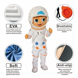 <span class=keywords><strong>Disfraz</strong></span> de Mascota Personalizado para Adultos, de Alta Calidad, Súper Suave, de Felpa, con Temática de <span class=keywords><strong>Astronauta</strong></span> de Dibujos Animados, con Ventilador - Product Image 3