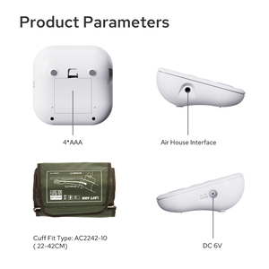 TRANSTEK regolabile polsino del braccio più grande muslimdigital Electronic BP Machine dispositivi intelligenti per la misurazione della pressione sanguigna - Product Image 6