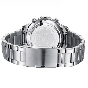 <b>Wholesale</b> New Men's Classic Luminous Waterproof Quartz <b>Watch</b> Alloy Case Stainless Steel Band Premium Wristwatch - Product Image 6