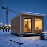 Maison conteneur pliable et extensible 20ft 40ft, maison mobile modulaire préfabriquée, mini-maison portable à vendre