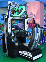 Machine de jeu vidéo simulateur de conduite automobile Initial D Arcade Racing à monnayeur avec écran LCD 32 pouces