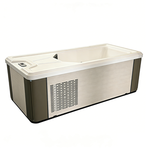 อ่างแช่น้ำเย็นอะคริลิคแบบครบชุดพร้อมไฟ LED สำหรับฟื้นฟูร่างกายกลางแจ้ง ขนาด 60 แกลลอนขึ้นไป ราคาประหยัด - Product Image 1