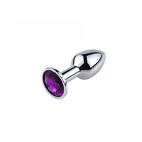 Articles BDSM pour adultes, bijoux en cristal pour la santé féminine, ensemble de plug anal et dilatateur en acier inoxydable avec gemmes