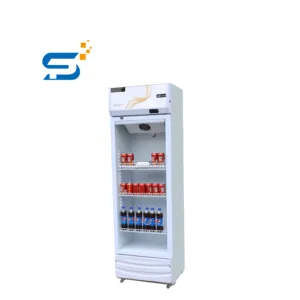 Refrigerador vertical para refrescos, refrigerador de 1/2/3 puertas, venta directa de fábrica