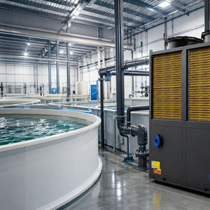 Pompe à chaleur air-eau OEM/ODM robuste 380V 150kW en acier inoxydable R-410A pour l'aquaculture et les fermes piscicoles intérieures - Product Image 5