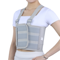 Ceinture de hanche flexible de haute qualité pour la fixation des fractures de côtes, attelle de côtes cassées avec bande de soutien, attelle de protection dorsale