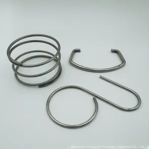 S-loại thép không gỉ tùy chỉnh móc phẳng mùa xuân đóng vòng sản xuất phi tiêu chuẩn theo bản vẽ cung cấp - Product Image 4