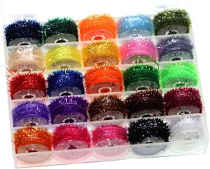 Material de Chenilla para Atado de Moscas en 25 Colores, para Ninfas, Streamers, Moscas Marabou y Jigs (09D-1061) B07 - Product Image 1