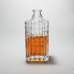 Lujo <span class=keywords><strong>Premium</strong></span> 500ml Whisky Brandy Xo Botella Decantador En Relieve Exclusivo Licor Licores Botella de vidrio - Product Image 2