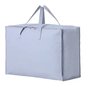 Fornitura di fabbricazione in cina borsa portaoggetti per trapunta in tessuto Oxford di colore Extra large borsa per bagagli in movimento addensata personalizzata