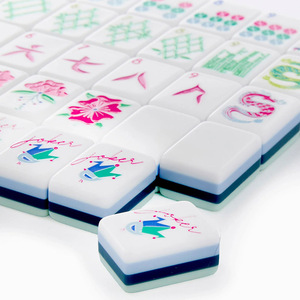 Wholesale Custom 4-Layer Acrylic Mahjong Game Luxury Foldable Eco-Friendly Entertainment <b>Table</b> for Children - Product Image 5