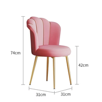 Fauteuil de loisirs pliable de luxe style crème avec dossier solide pour chambre, salon, appartement et hôtel