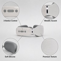 Masseur pour les épaules et le cou avec 5 modes de massage, design électrique sans fil rechargeable pour la maison et le bureau