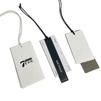 Étiquettes Volantes de Vêtement en Papier Personnalisées à Bas Prix avec Impression de Nom et Logo, Étiquettes Suspendues de Vêtements avec Cordelette