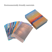 Cartes Oracle Personnalisées de Haute Qualité en Papier Écologique, Outil de Divination Quotidienne Intuitif
