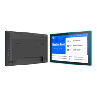 Tableta Android 11 con Pantalla Táctil Capacitiva de 10.1 Pulgadas, 2+16 GB, POE, NFC, Montaje en Pared, Luz LED Envolvente, RJ45 para Uso en Conferencias