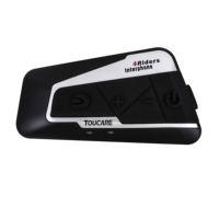 Casque de moto avec interphone Bluetooth sans fil pour 4 motards, promotionnel, 5.0 T9S-4