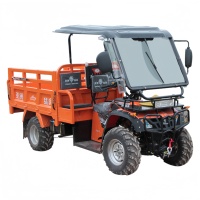 Quad ATV hydraulique à benne basculante pour travaux de construction, transport de sable et de pierres sur petits chantiers