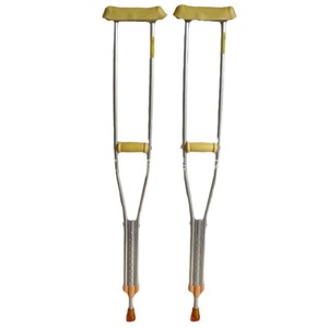 Béquilles axillaires Ji Mingchen en acier inoxydable, réglables en hauteur, légères, pour le soutien des fractures de la jambe - Product Image 5
