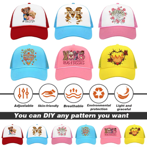 Casquette de <span class=keywords><strong>golf</strong></span> en mousse unie personnalisable de haute qualité avec logo imprimé ou brodé, style Dad Hat ou Trucker - Product Image 4