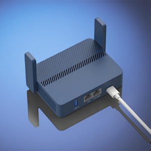 Mini <strong>Router</strong> WiFi 6 Portable Compact On-the-Go for Home, Hotel &amp; Travel - Mesh Smart Small Signal Booster, Supports OP System - Product Image 1