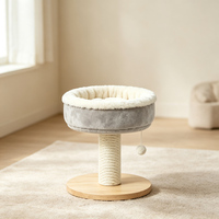Arbre à chat moderne en sisal et carton, griffoir durable et écologique pour usage intérieur