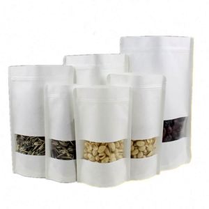 Sacs écologiques en papier résistants avec fermeture éclair et votre propre logo 17x24cm Pack promotionnel - Product Image 2
