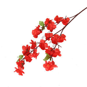 Branches artificielles de fleurs de pêcher Jessie, 63 cm, fleurs en soie rose pour mariage, décoration intérieure, utilisation en extérieur - Product Image 5