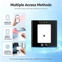 Lecteurs de cartes de contrôle d'accès TCP/IP QR NFC avec relais RS485 Wiegand OSDP, lecteur OSDP, protocole RFID, contrôle d'accès