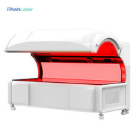 Lit de luminothérapie rouge professionnel 633nm 810nm 850nm 940nm pour la rééducation physique du corps entier, idéal pour les centres de bien-être commerciaux