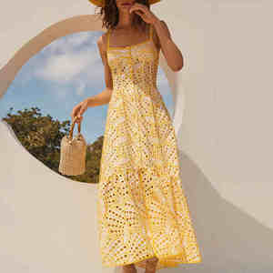 Nuovo arrivo produttori di abbigliamento pizzo abito donna donna elegante per le donne on-line fornitore all'ingrosso abiti lunghi - Product Image 1