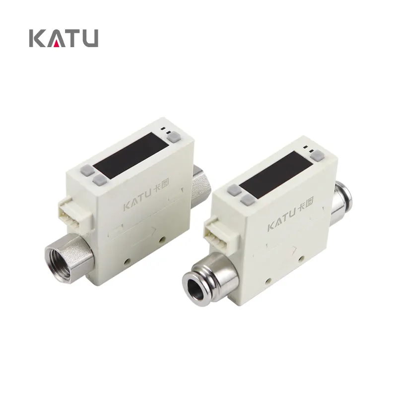 KATU FM350 Usine chinoise Vente en gros Débitmètre compact pour air CO2 O2 pour gaz neutre avec affichage