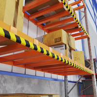Jessubond Bande de protection d'angle anti-collision en PVC épaissie pour garage, bande de signalisation anti-collision épaissie pour le trafic