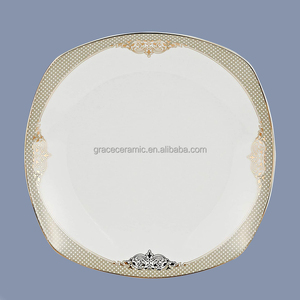 Grace Ensemble <span class=keywords><strong>de</strong></span> Dîner En Céramique 47 Pièces chine D'os <span class=keywords><strong>De</strong></span> Luxe En Or Jante Porcelaine Dîner Ensemble <span class=keywords><strong>Vaisselle</strong></span> <span class=keywords><strong>Pour</strong></span> <span class=keywords><strong>8</strong></span> <span class=keywords><strong>Personnes</strong></span> - Product Image 6