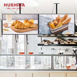 Hushida 32 43 <span class=keywords><strong>55</strong></span> inch kỹ thuật số biển hiển thị Bảng menu nhà hàng LCD Poster màn hình - Product Image 4