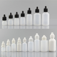 Flacon compte-gouttes pour les yeux en plastique imprimé de petite capacité (5 ml, 10 ml, 15 ml) avec bouchon anti-fuite et inviolable