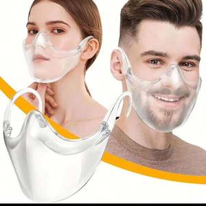 Vente en gros de lunettes de protection faciale demi-cerclées colorées pour hommes et femmes - Product Image 2